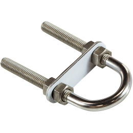 Рым-болт U-образный D11 мм, Lрез. 89 мм нерж (11405)